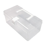 Organizer Plastikowy Z Rączką - 19x11x11 cm - Przeźroczysty Pojemnik