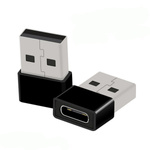 Konwerter USB-C na USB - Czarny - Wsparcie OTG