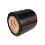 Czarna Taśma Ochronna PVC - Izolacyjna, Uniwersalna, 50mm Szerokości, Długość 20m