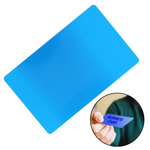 Grawerowana Wizytówka Aluminiowa - Niebieska - 54x86mm - Karta Do Graweru