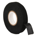 Czarna Taśma Izolacyjna Parciana - Uniwersalne Zastosowanie w Przemyśle i Domu, 19mm x 15m